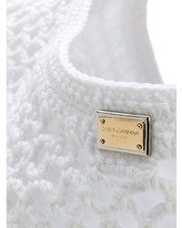 Dolce & Gabbana Crochet Shopper Tote