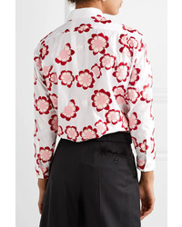 Moncler Genius 4 Simone Rocha Embroidered Cotton Poplin Shirt