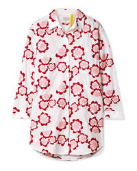Moncler Genius 4 Simone Rocha Embroidered Cotton Poplin Shirt