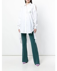 Marco De Vincenzo Embroidered Oversized Shirt