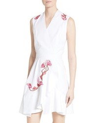 Carven Embroidered Dress