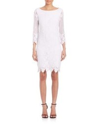 Laundry by Shelli Segal Embroidered Mesh Dress