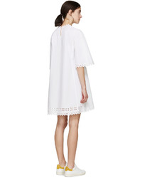 Etoile Isabel Marant Isabel Marant Etoile White Embroidered Domino Dress