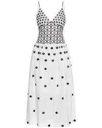 Temperley London Lizette Embroidered Cotton Dress