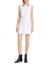 Opening Ceremony Transformer Poplin Dress With Detachable Embroidered Collar