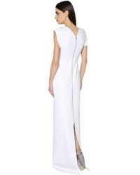 Antonio Berardi Crystal Embroidered Cady Gown