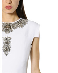 Antonio Berardi Crystal Embroidered Cady Gown
