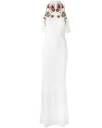 Alexander McQueen Embroidered Gown