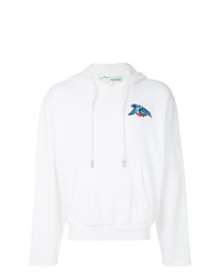 Off-White Embroidered Eagle Hoodie