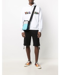 Moschino Embroidered Logo Hoodie