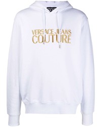 VERSACE JEANS COUTURE Embroidered Logo Pullover Hoodie