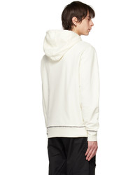 Moncler Off White Embroidered Hoodie