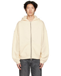 Rhude Off White Embroidered Hoodie