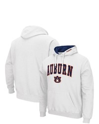 Colosseum White Auburn Tigers Arch Logo 30 Pullover Hoodie