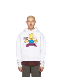Off-White White Bart Over Hoodie