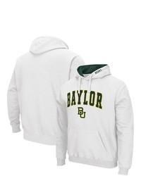 Colosseum White Baylor Bears Arch Logo 30 Pullover Hoodie