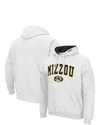 Colosseum White Missouri Tigers Arch Logo 30 Pullover Hoodie