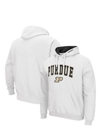 Colosseum White Purdue Boilermakers Arch Logo 30 Pullover Hoodie At Nordstrom
