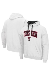Colosseum White Texas Tech Red Raiders Arch Logo 20 Pullover Hoodie At Nordstrom