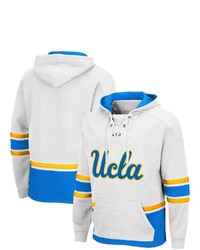 Colosseum White Ucla Bruins Lace Up 30 Pullover Hoodie At Nordstrom