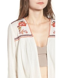 Sun & Shadow Embroidered Gauze Jacket