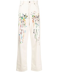 Mostly Heard Rarely Seen Embroidered Straight Leg Jeans