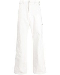 Alexander McQueen Logo Embroidered Loose Fit Jeans