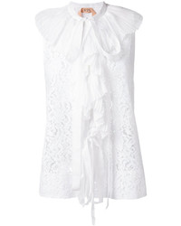 No.21 No21 Lace Embroidered Blouse
