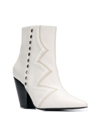 Toga Pulla Embroidered Ankle Boots