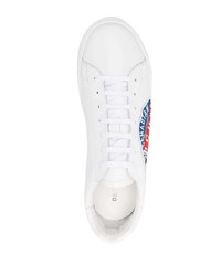 DSQUARED2 Multi Patch Low Top Sneakers