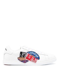 DSQUARED2 Multi Patch Low Top Sneakers