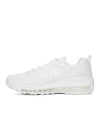 Nike White Air Max 98 Sneakers