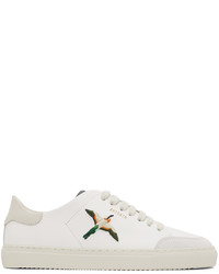 Axel Arigato White Beige Clean 90 Triple Bee Bird Sneakers