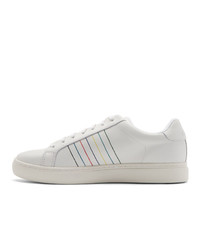 Ps By Paul Smith White Embroidered Rex Sneakers