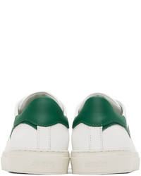 Axel Arigato White Green Clean 90 Stripe Bee Bird Sneakers