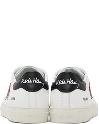 Axel Arigato White Keith Haring Edition Clean 90 Sneakers