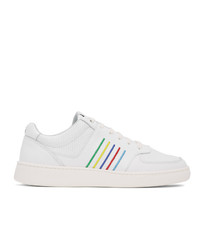 Ps By Paul Smith White Striped Saturn Sneakers