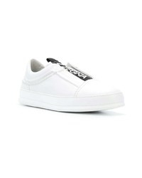 Z Zegna Embroidered Low Top Sneakers