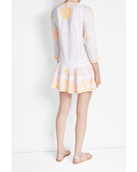 JULIET DUNN Embroidered Cotton Dress