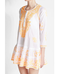 JULIET DUNN Embroidered Cotton Dress