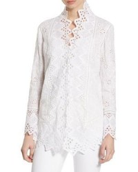 Polo Ralph Lauren Eyelet Embroidered Cotton Jacket