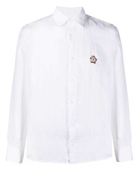 Altea Floral Embroidered Linen Shirt