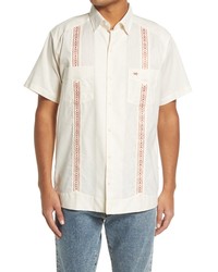 TEXAS STANDARD Linen Cotton Guayabera Shirt In Off Whitered At Nordstrom