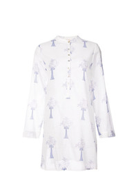 Le Sirenuse Embroidered Motif Blouse