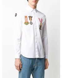 Valentino Beaded Military Badge Shirt