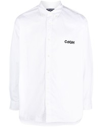 Comme des Garcons Homme Comme Des Garons Homme Logo Embroidered Long Sleeve Shirt