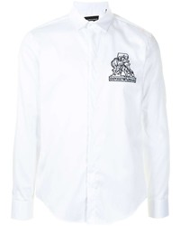 Emporio Armani Embroidered Bull Buttoned Shirt