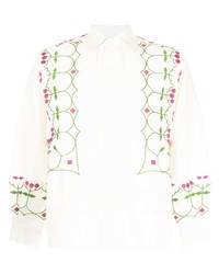 Bode Embroidered Button Down Shirt