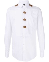 Dolce & Gabbana Embroidered Crowns Shirt