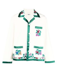 Bode Embroidered Detail Button Shirt